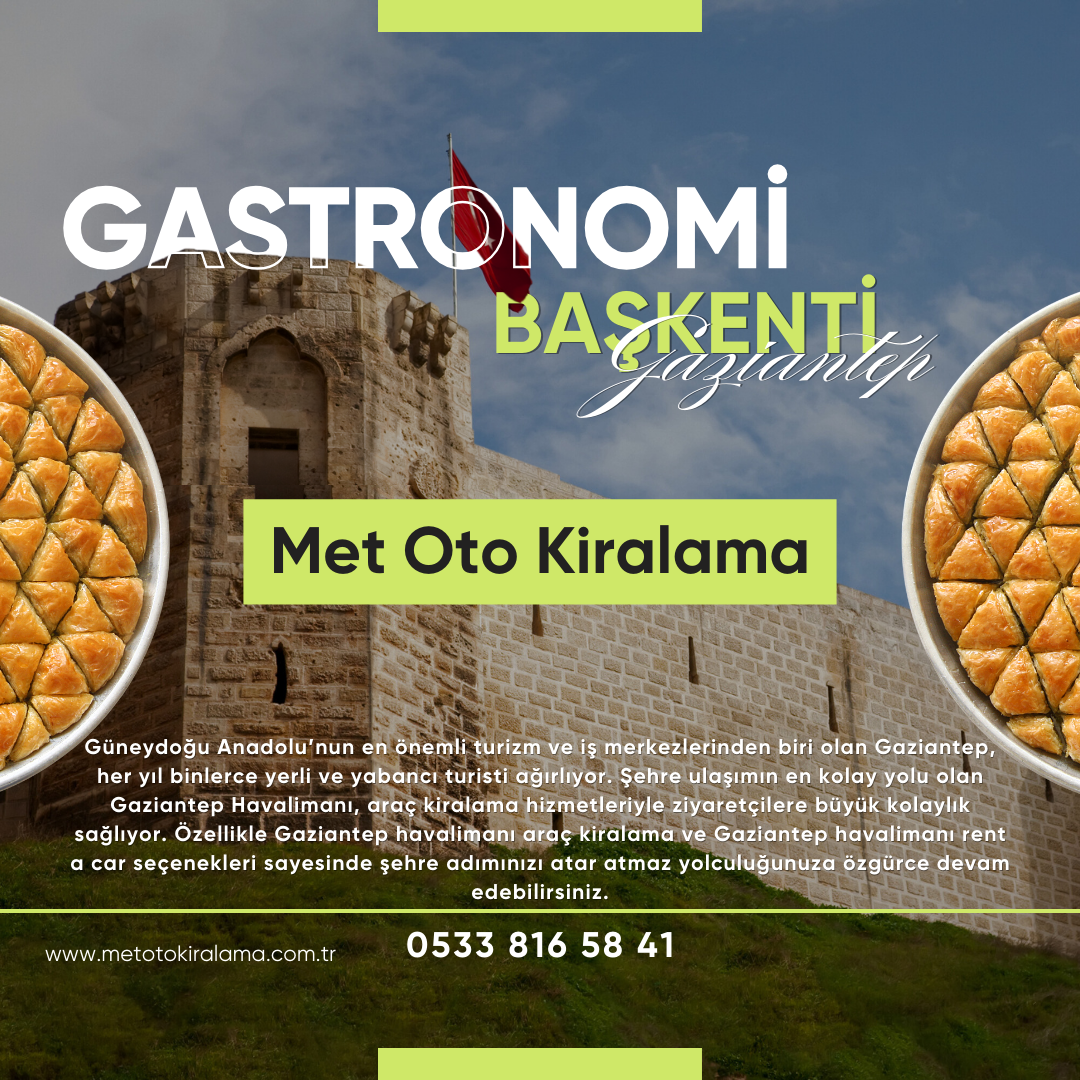 Gaziantep Havalimanı Araç Kiralama Rehberi (2025)